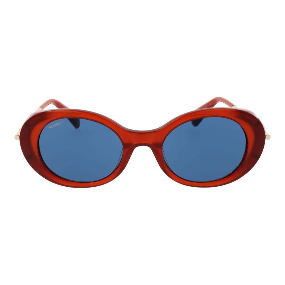 Max Mara Red Acetate Women's Sunglasses