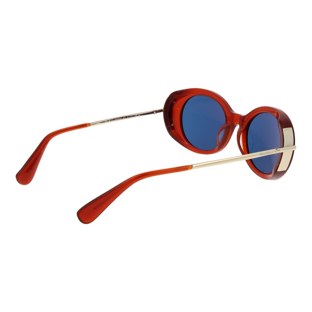 Max Mara Red Acetate Women's Sunglasses