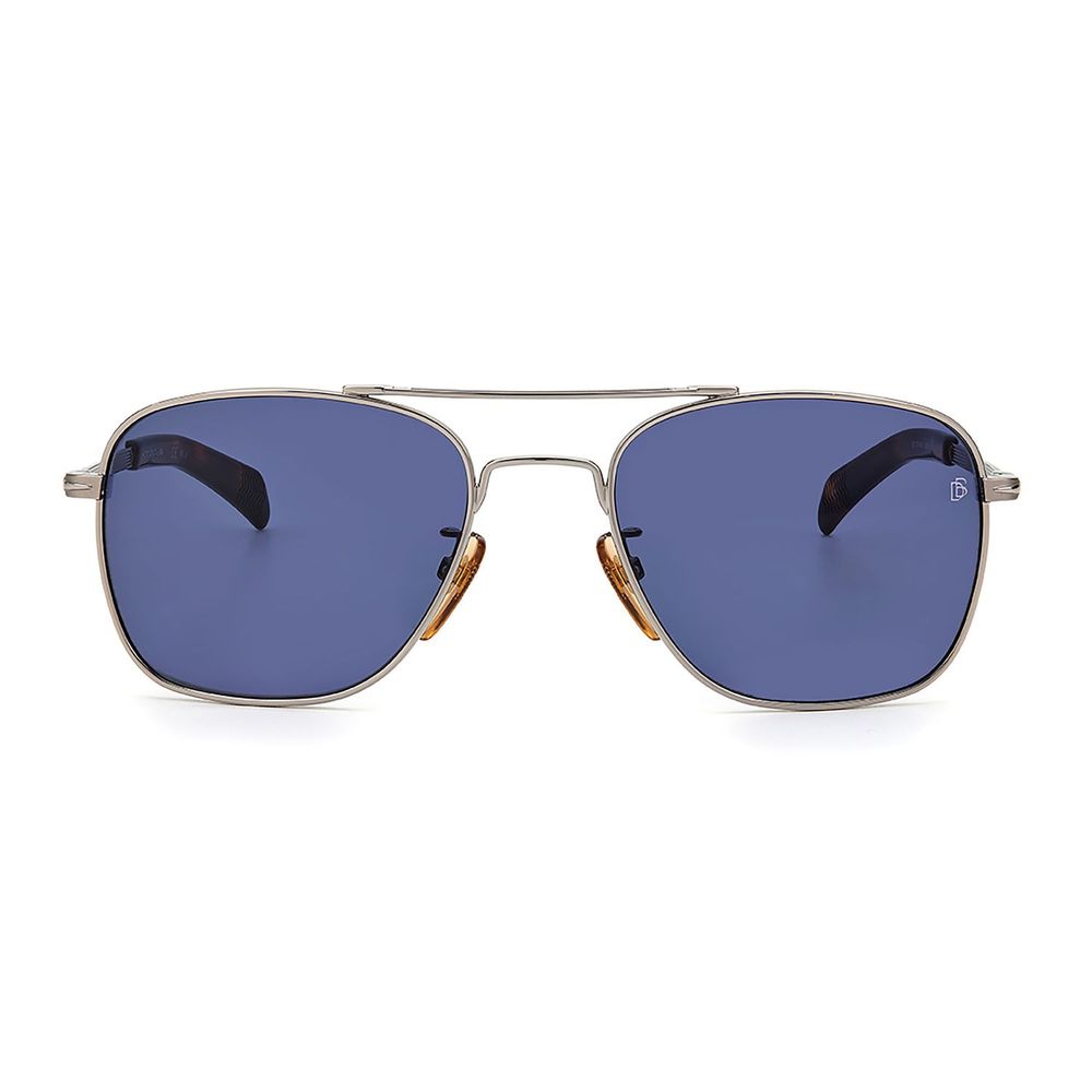 David Beckham Gray Metal Men's Sunglasses