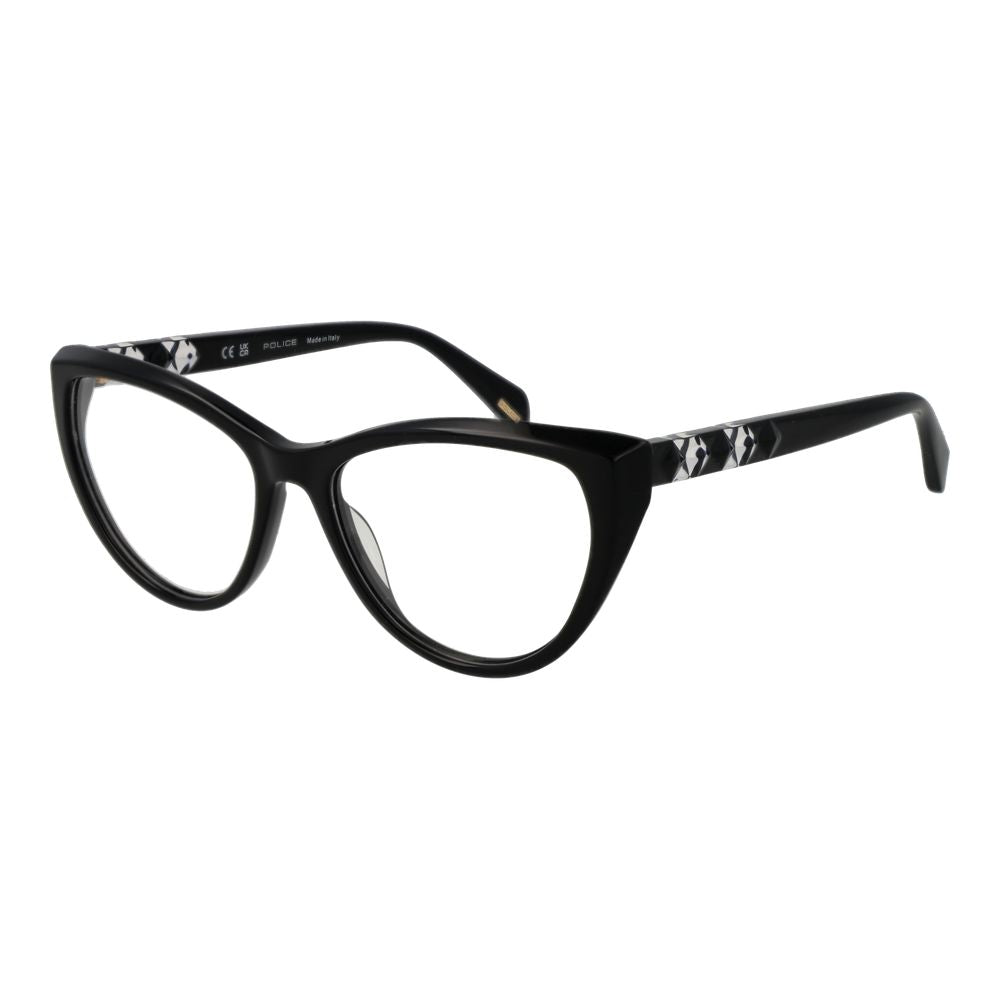 Police Black Plastic Glasses Women's (Frames)