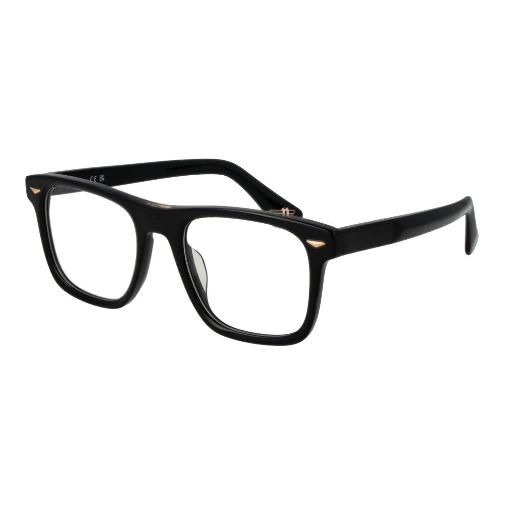 Police Black Cellulose Acetate Glasses Men's (Frames)