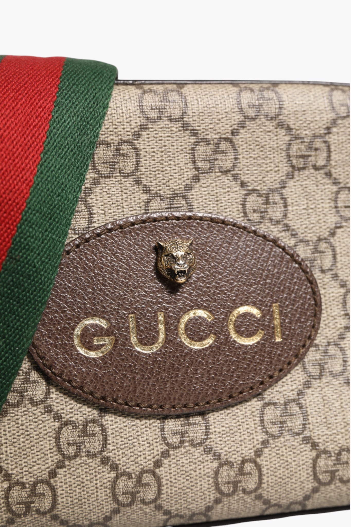 Gucci GG Supreme Coated Canvas Neo Messenger Men's Bag (Pre-Owned)