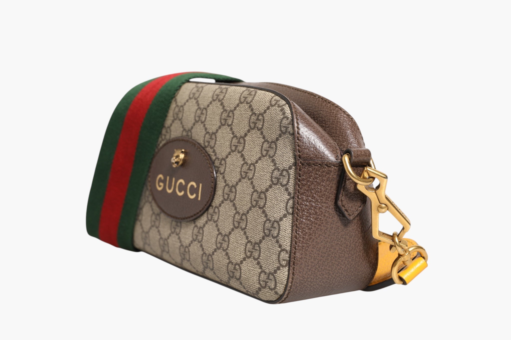 Gucci GG Supreme Coated Canvas Neo Messenger Men's Bag (Pre-Owned)
