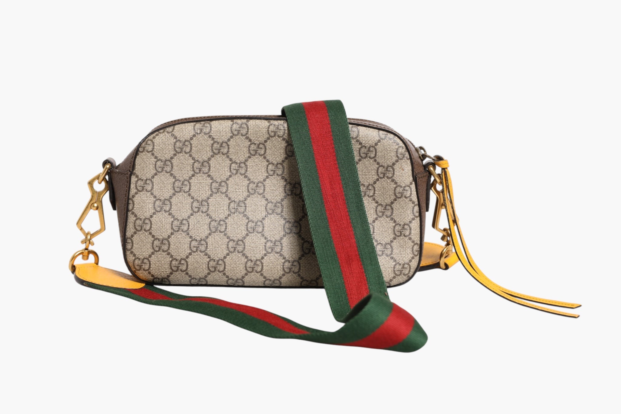 Gucci GG Supreme Coated Canvas Neo Messenger Men's Bag (Pre-Owned)