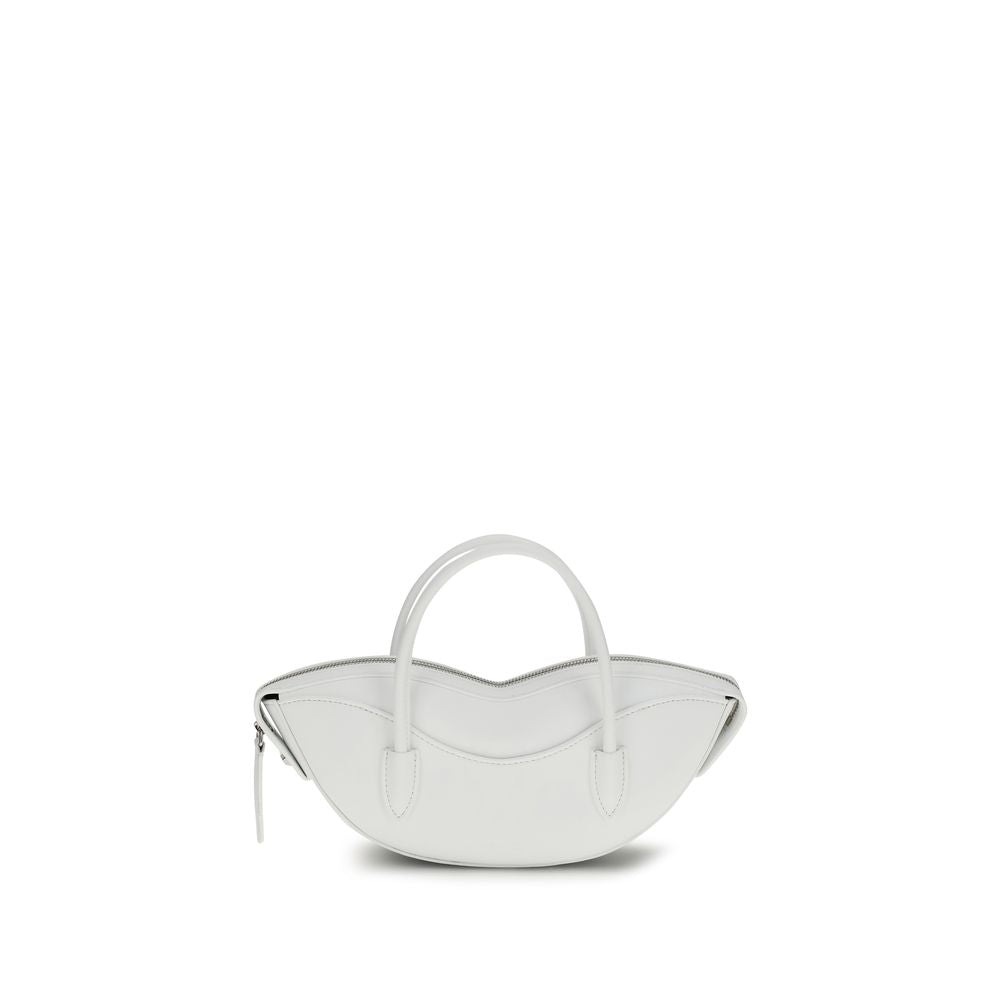 Fiorucci White Calf Leather Bos Taurus Shoulder Women's Bag