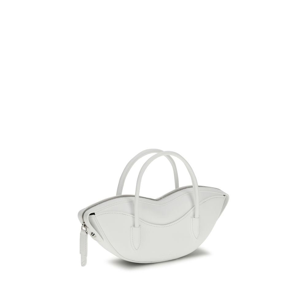 Fiorucci White Calf Leather Bos Taurus Shoulder Women's Bag