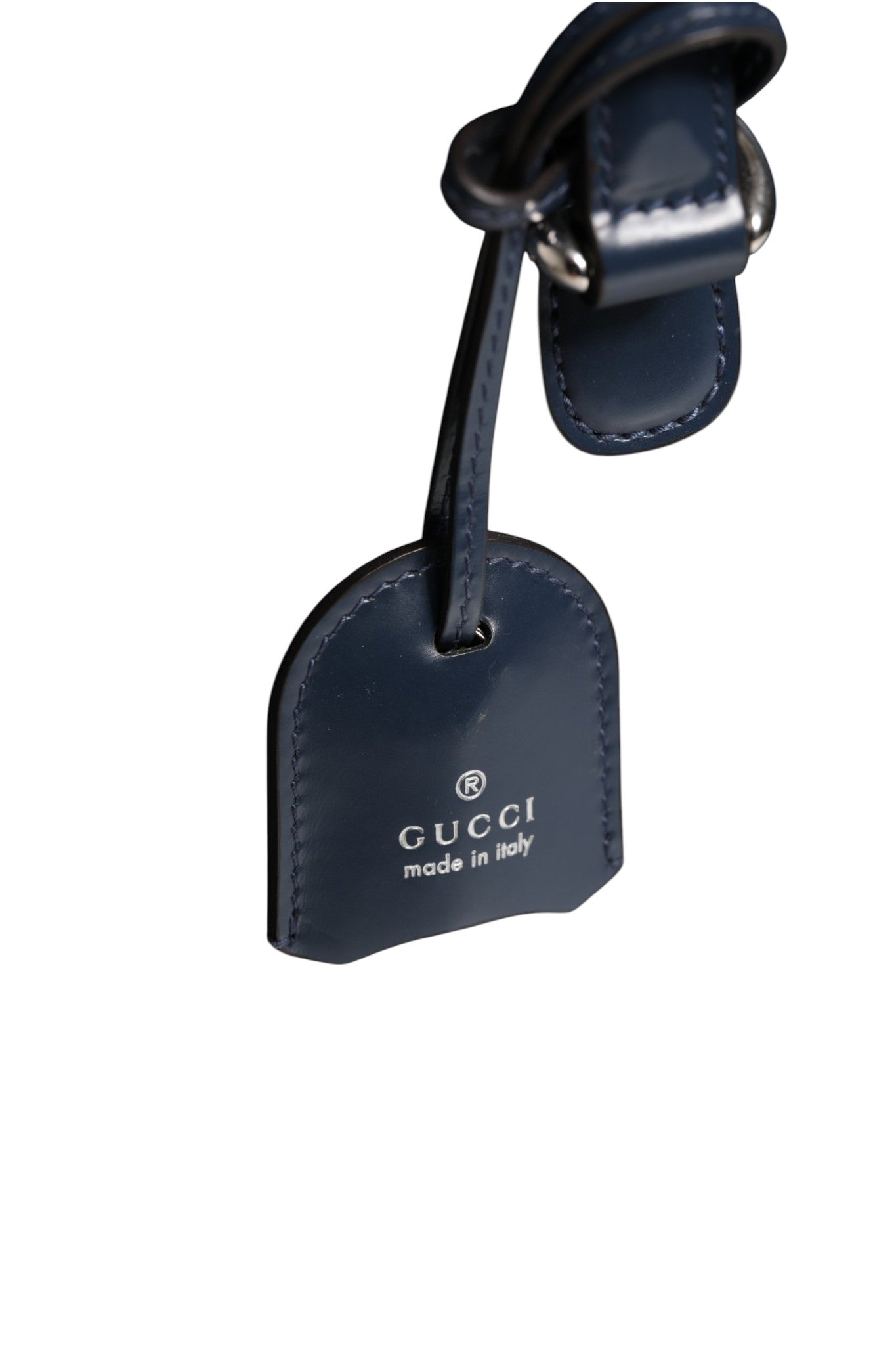 Gucci Blue Smooth Leather Lady Lock Shouler Women's Bag (Pre-Owned)