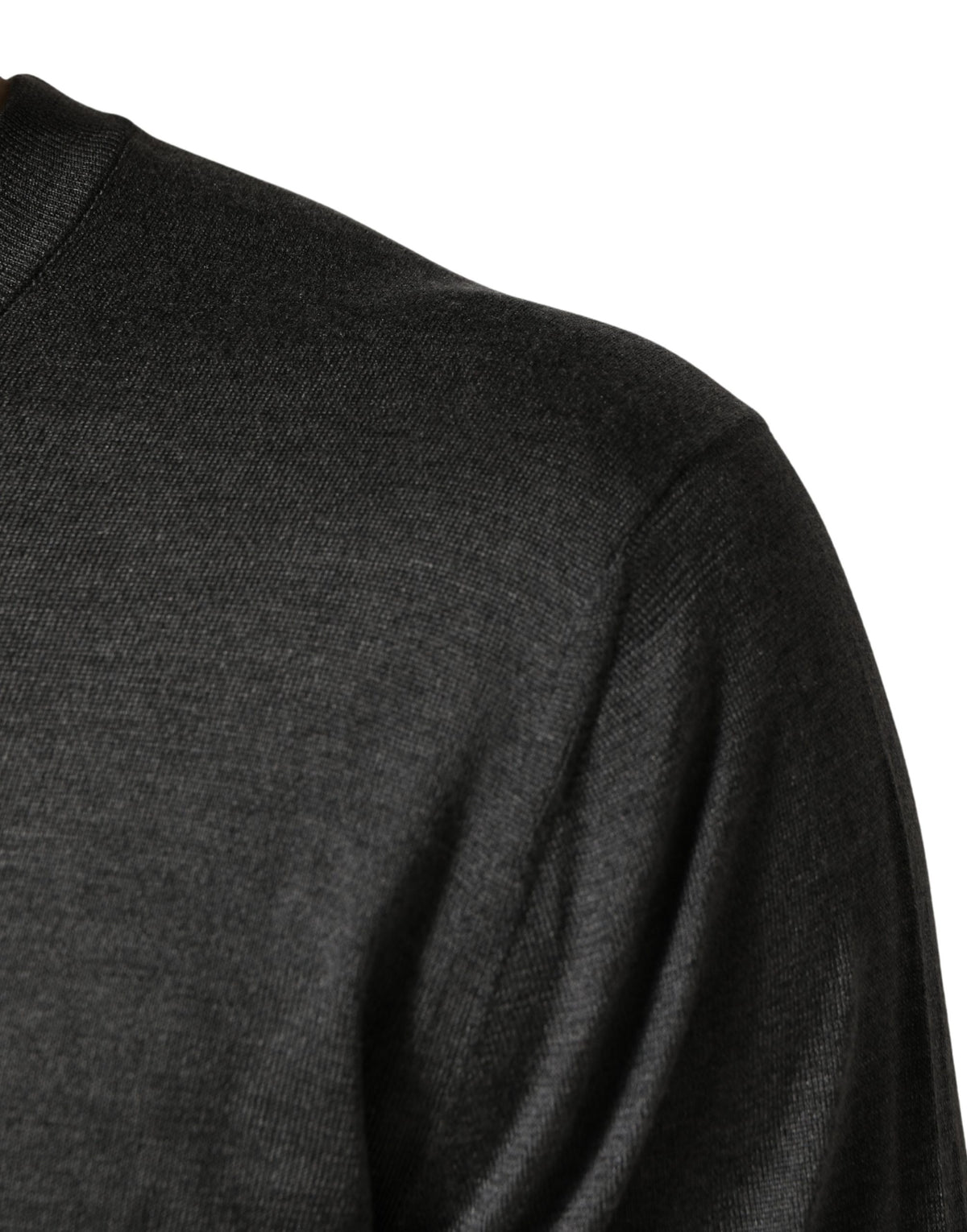 Dolce & Gabbana Gray Long Sleeves Crew Neck Pullover Men's Sweater