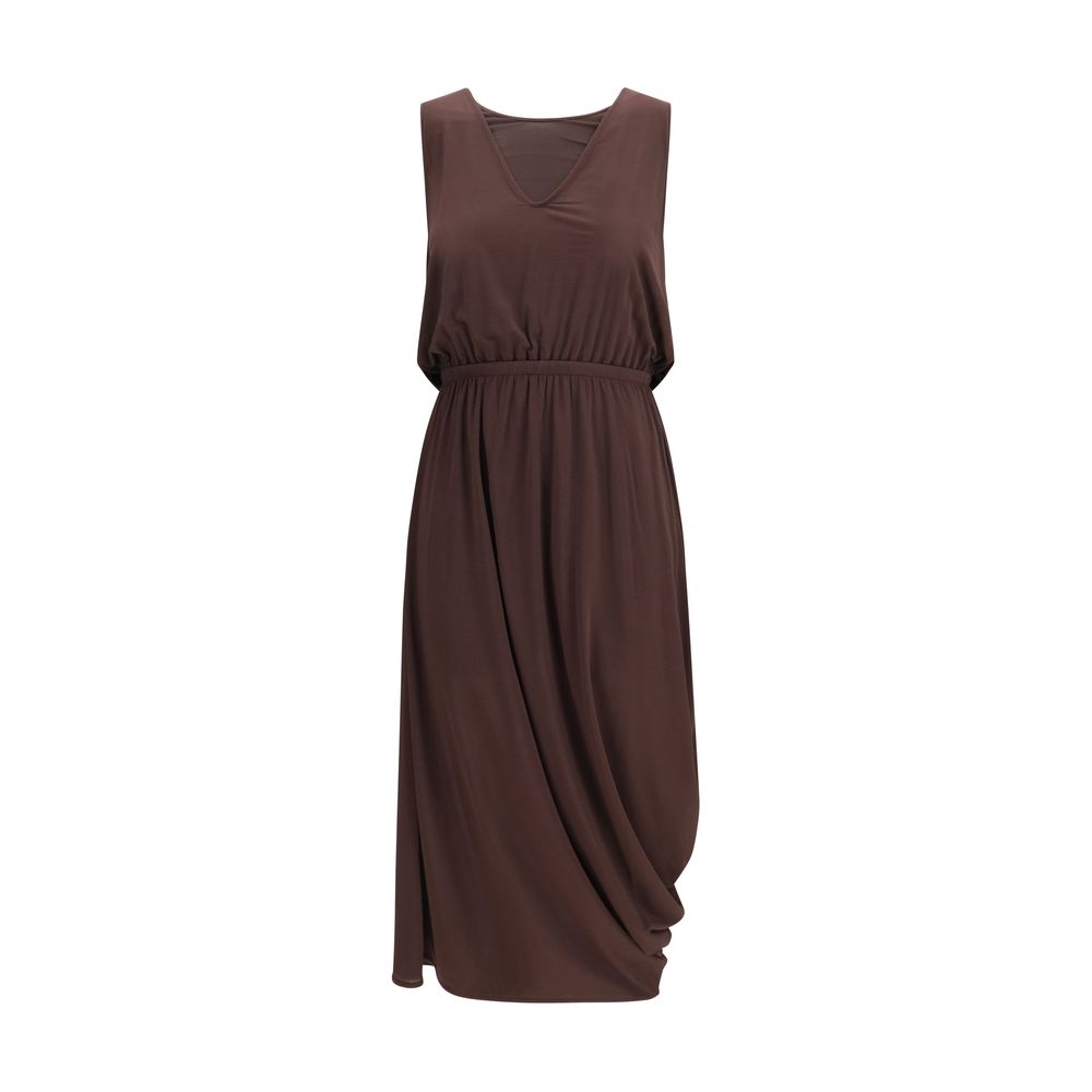 Lemaire Brown Viscose Casual Women's Dress