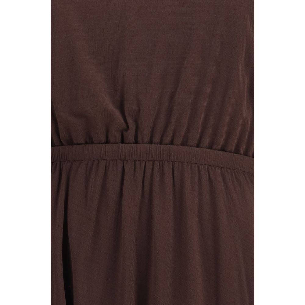 Lemaire Brown Viscose Casual Women's Dress