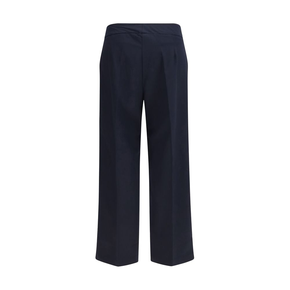 Avenue Montaigne Blue Polyester Casual Women's Pants