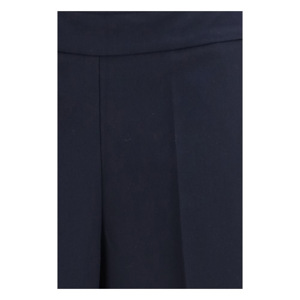 Avenue Montaigne Blue Polyester Casual Women's Pants