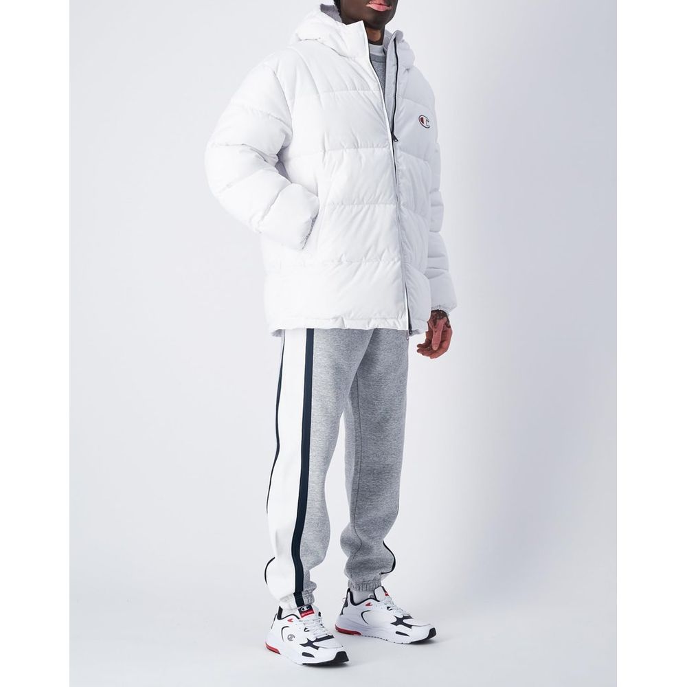 Champion White Polyester Men's Jacket