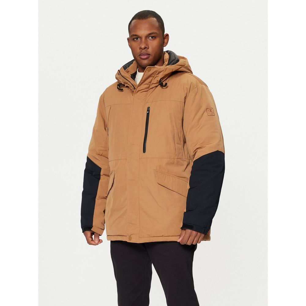 Champion Brown Polyester Men's Parka