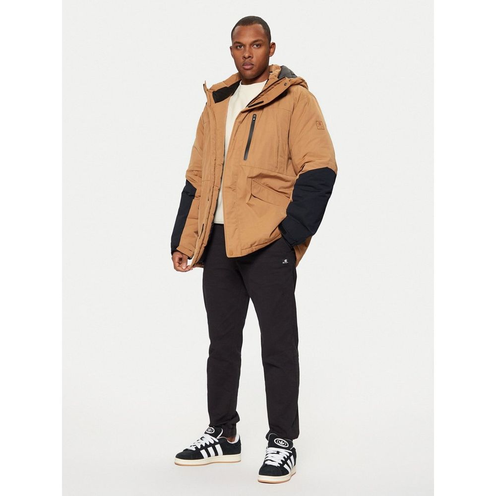 Champion Brown Polyester Men's Parka