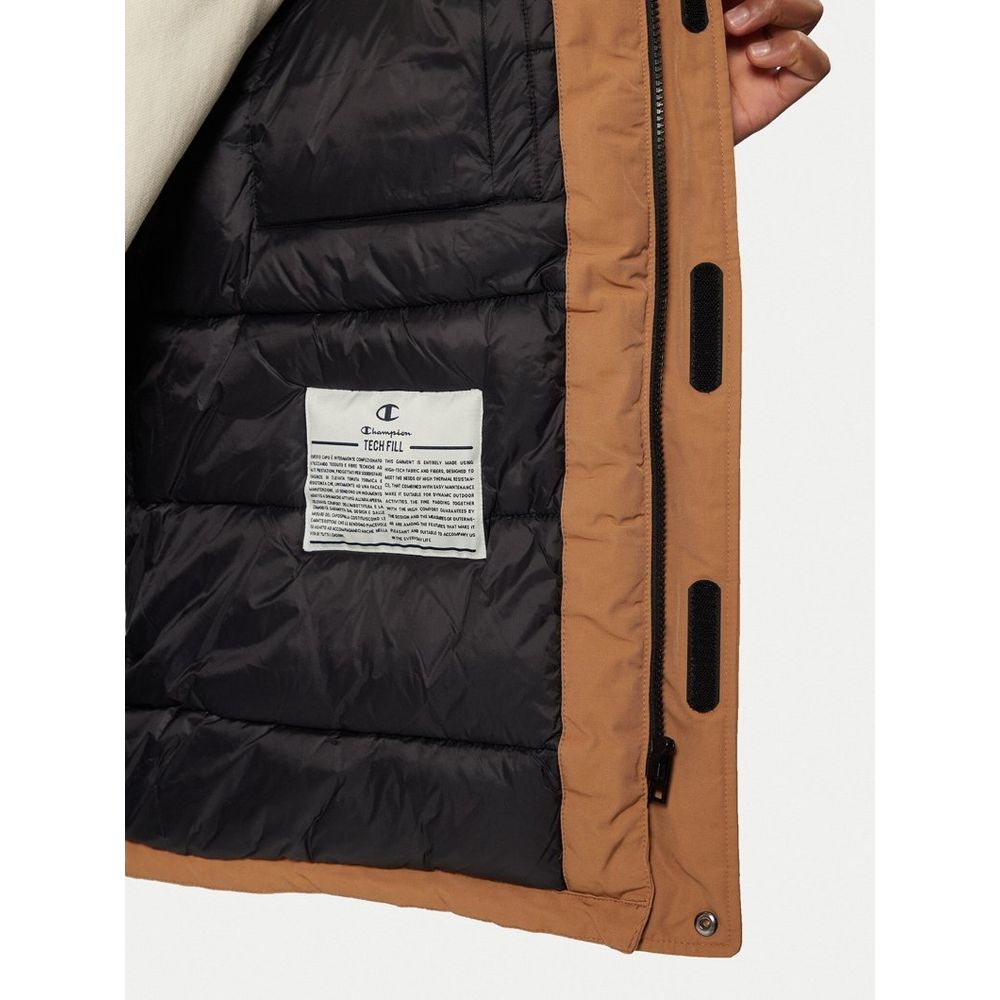 Champion Brown Polyester Men's Parka