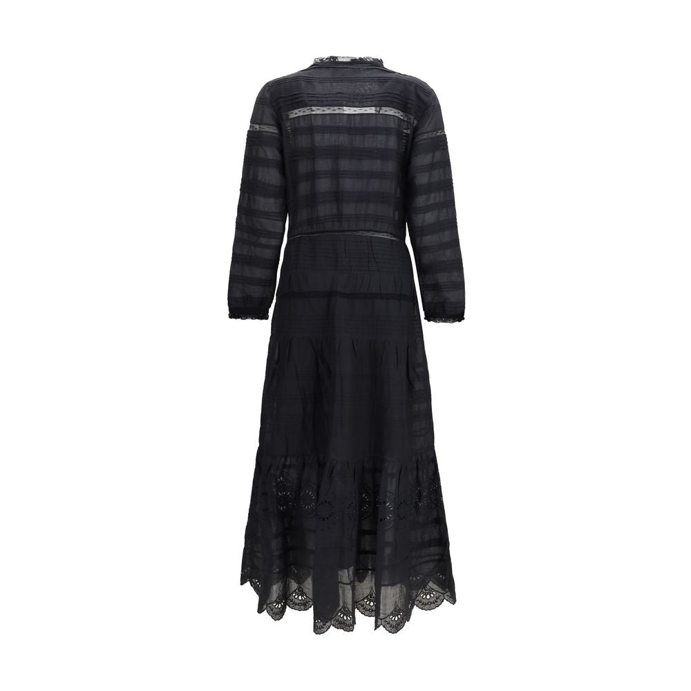 Isabel Marant Étoile Black Cotton Casual Women's Dress