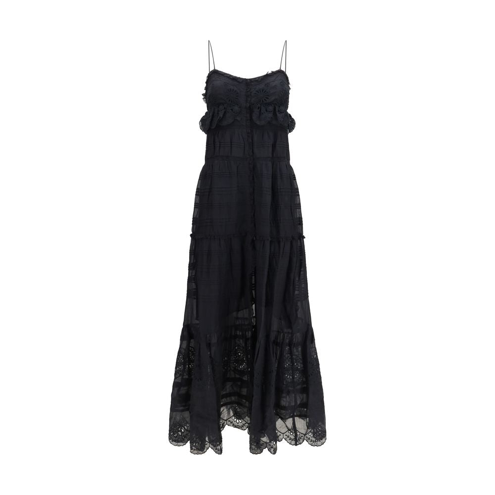 Isabel Marant Étoile Black Cotton Casual Women's Dress