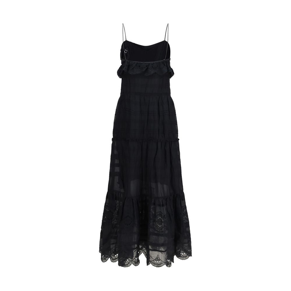 Isabel Marant Étoile Black Cotton Casual Women's Dress