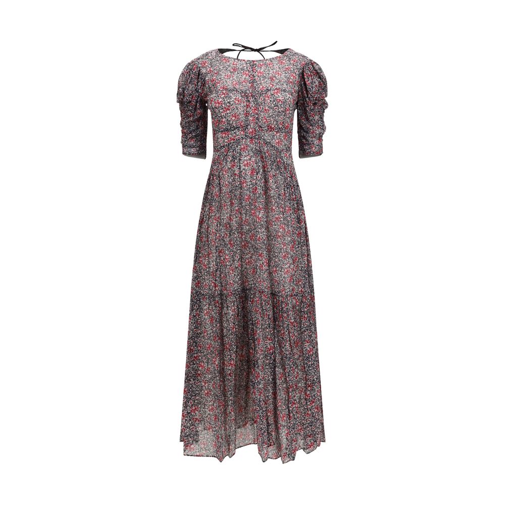 Isabel Marant Étoile Purple Cotton Casual Women's Dress