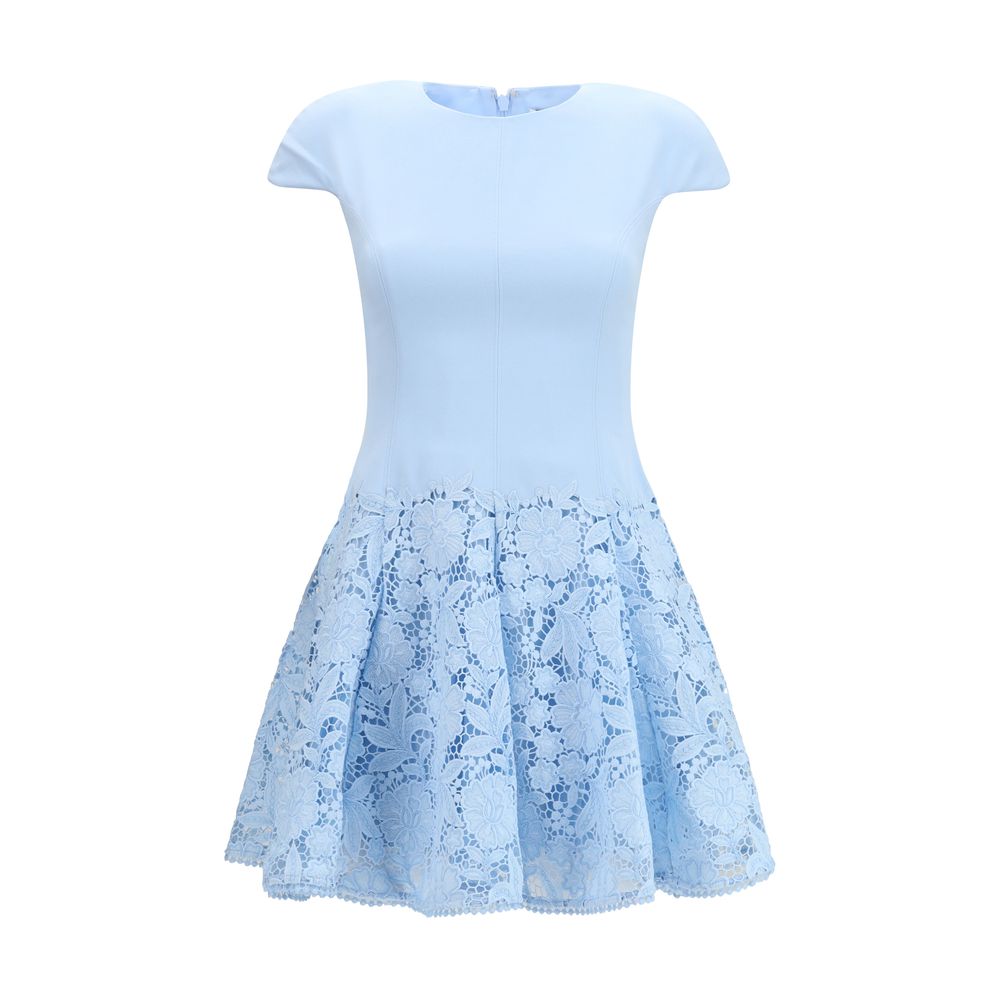 Self-Portrait Blue Polyester Casual Women's Dress