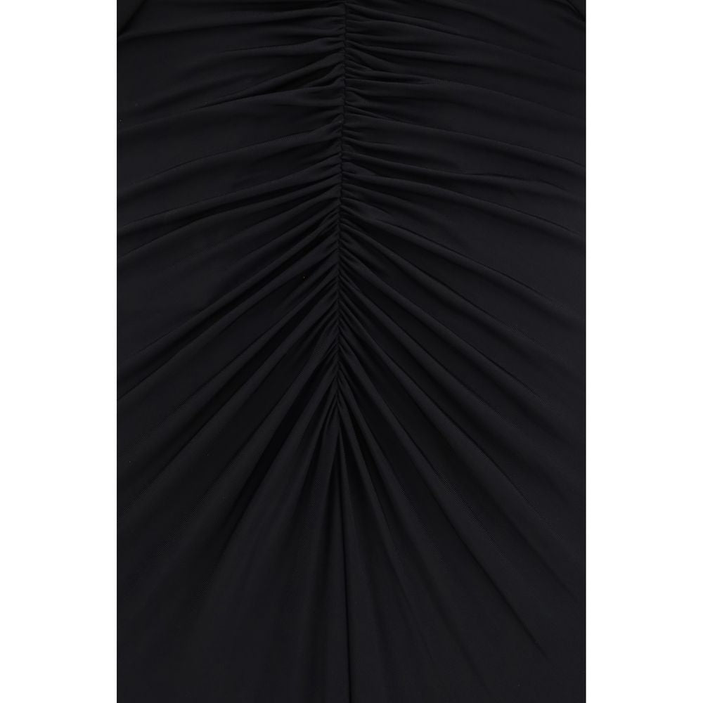 Self-Portrait Black Viscose Cocktail Women's Dress