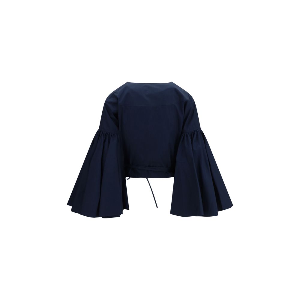 Jacquemus Blue Cotton Women's Shirt