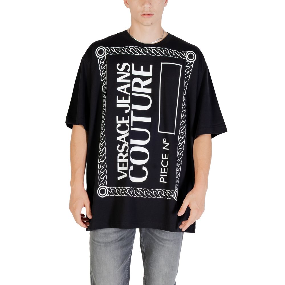 Versace Jeans Black Cotton Men's T-Shirt