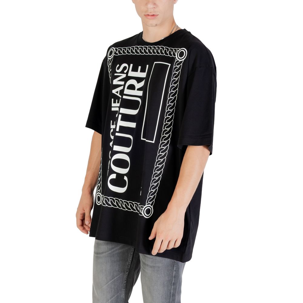 Versace Jeans Black Cotton Men's T-Shirt
