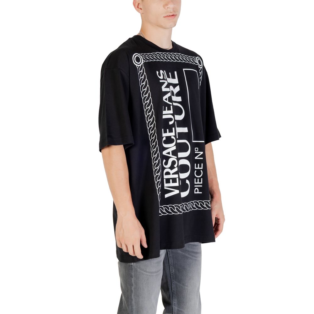 Versace Jeans Black Cotton Men's T-Shirt