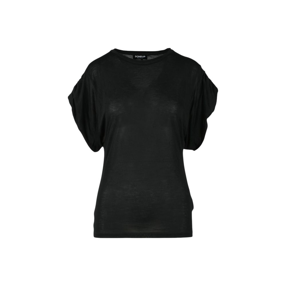 Dondup Black Viscose Women's T-Shirt