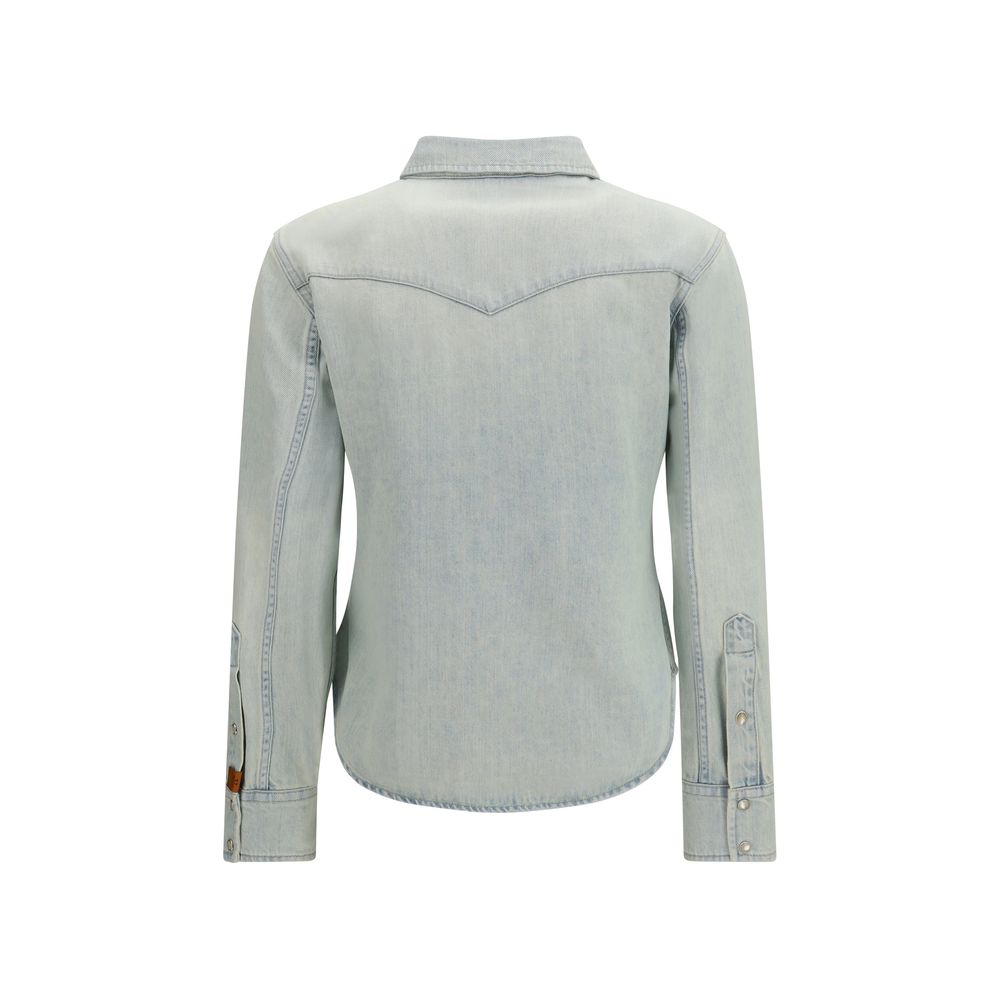 Jacob Cohen Blue Denim Women's Shirt