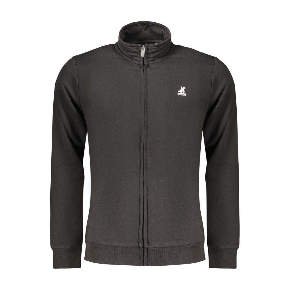 U.S. Grand Polo Black Cotton Men's Men's Sweatshirt