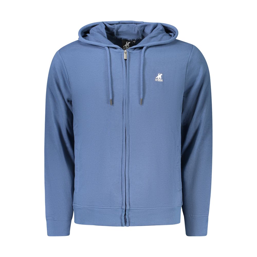U.S. Grand Polo Blue Cotton Men's Men's Sweatshirt