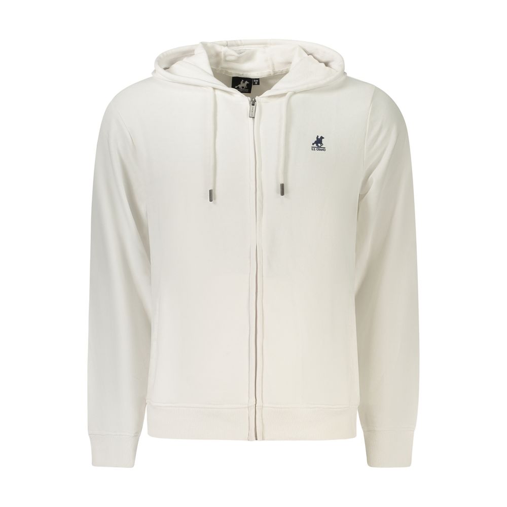 U.S. Grand Polo White Cotton Men's Men's Sweatshirt