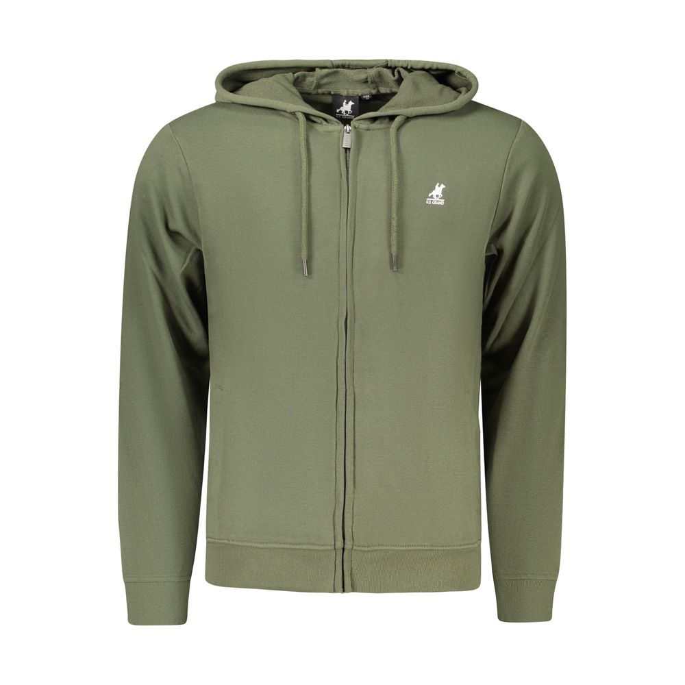 U.S. Grand Polo Green Cotton Men's Men's Hoodie