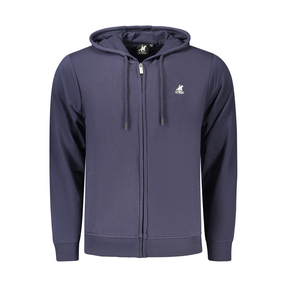 U.S. Grand Polo Blue Cotton Mens Men's Hoodie
