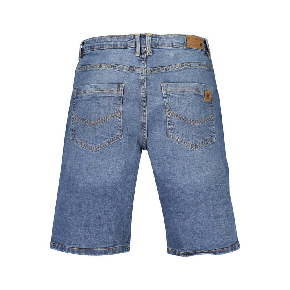 U.S. Grand Polo Blue Cotton Mens Men's Short
