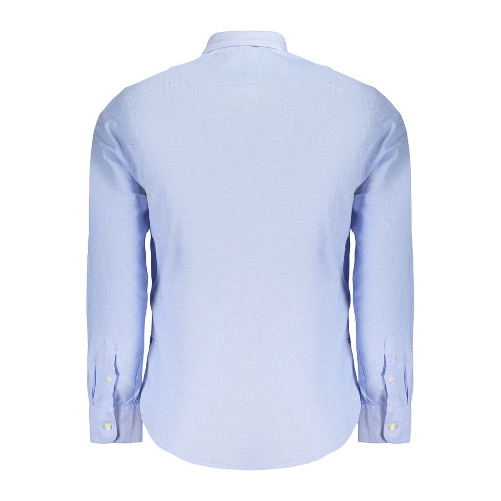 U.S. Grand Polo Azzurro Cotton Men Men's Shirt