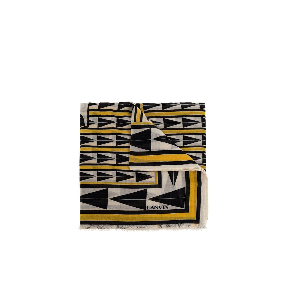 Lanvin Bicolor Wool Women's Foulard