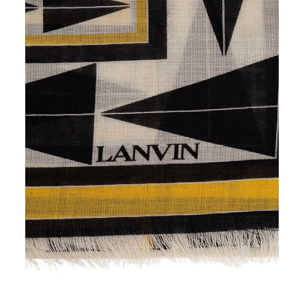 Lanvin Bicolor Wool Women's Foulard
