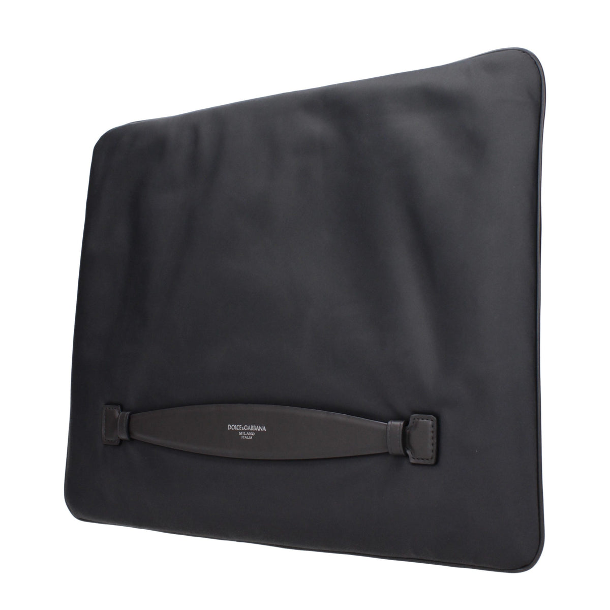 Dolce & Gabbana Gray Fabric Clutch Men's Bag