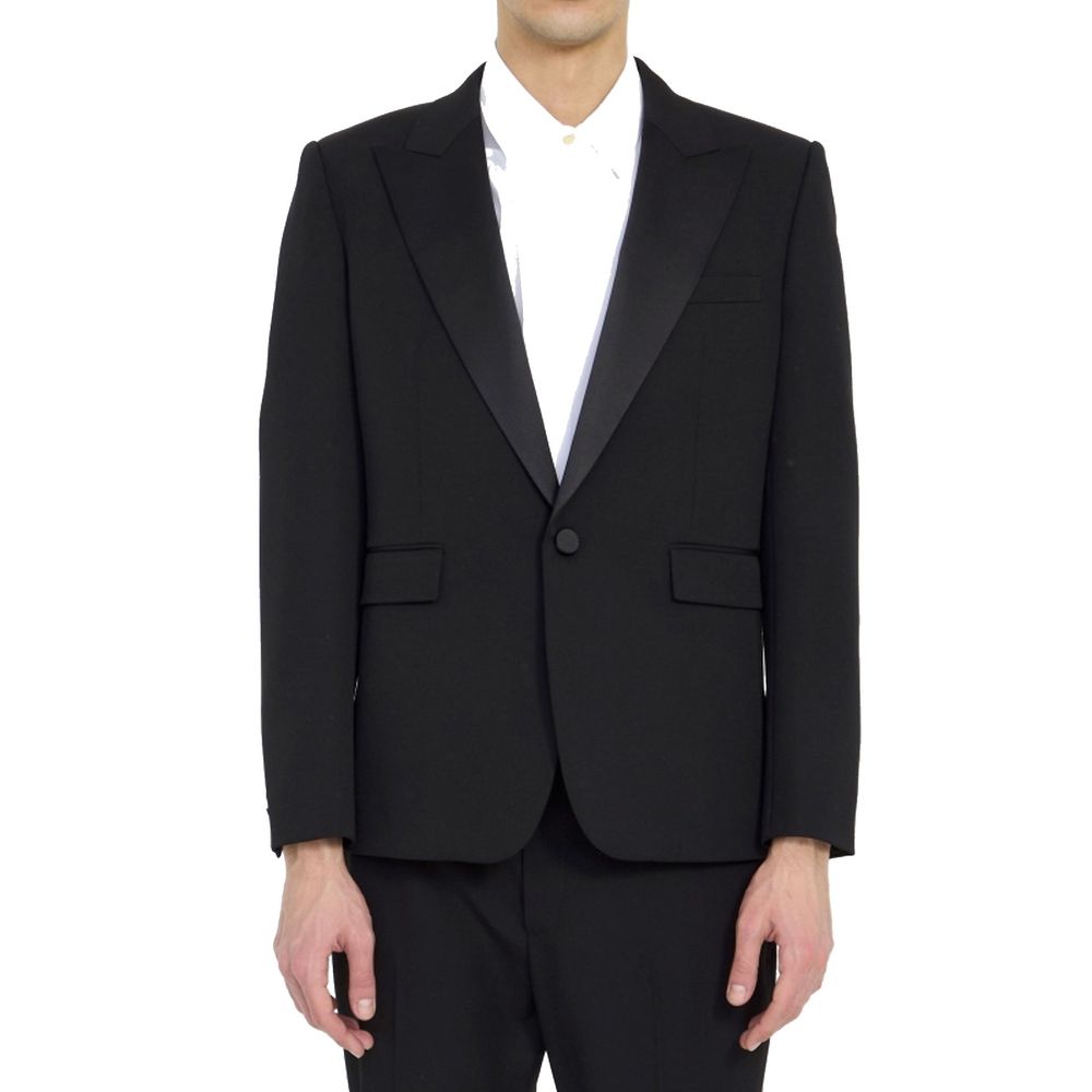 Saint Laurent Black Wool Men's Blazer