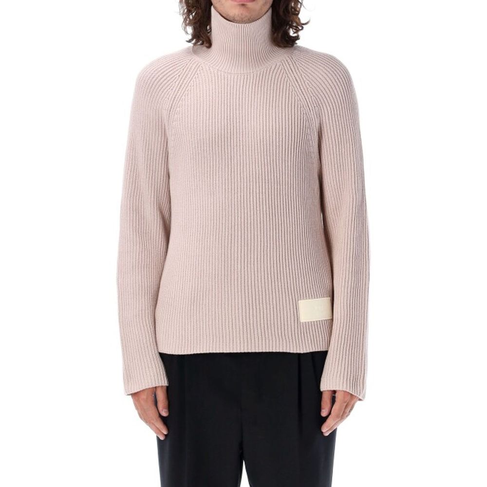 Ami Paris Multicolor Cotton Men's Turtleneck