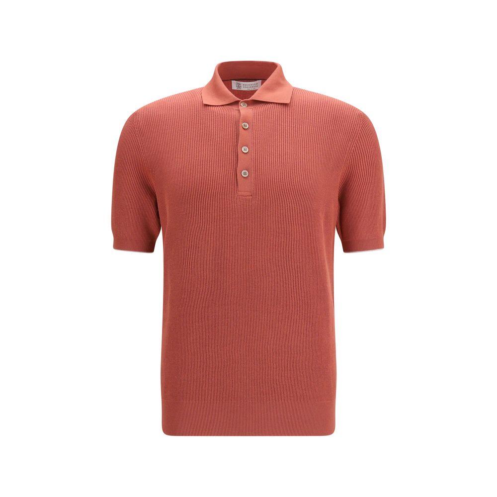 Brunello Cucinelli Multicolor Cotton Polo Men's Shirt