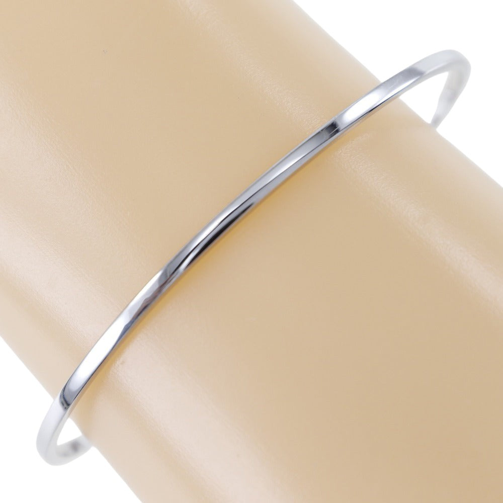 Gucci Double G Silver White Gold Bracelet Jewelry (Pre-Owned)