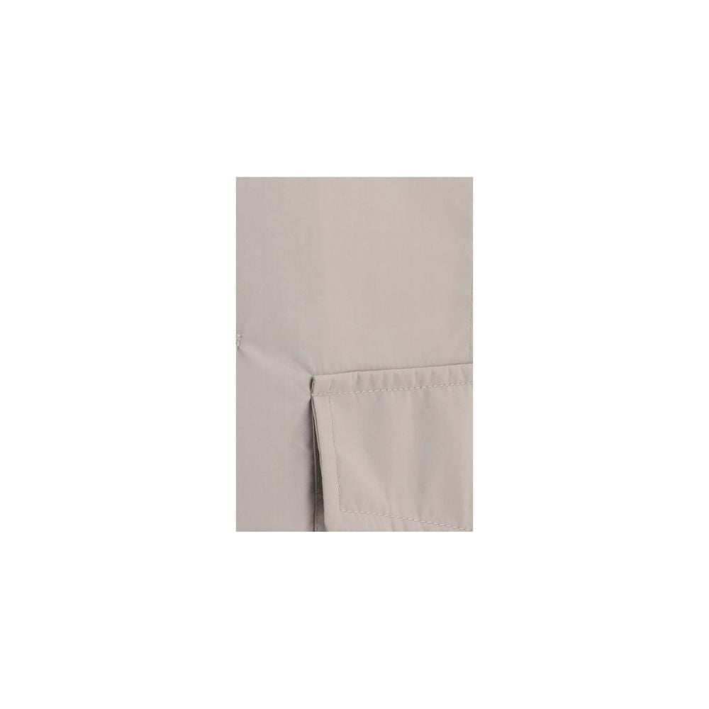 Brunello Cucinelli Beige Cotton Full-Length Men's Jacket
