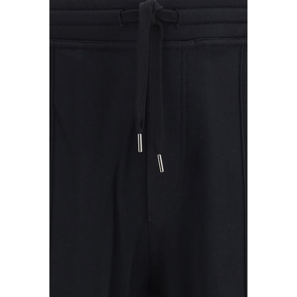 Brunello Cucinelli Black Cotton Joggers (Workout Men's Pants)