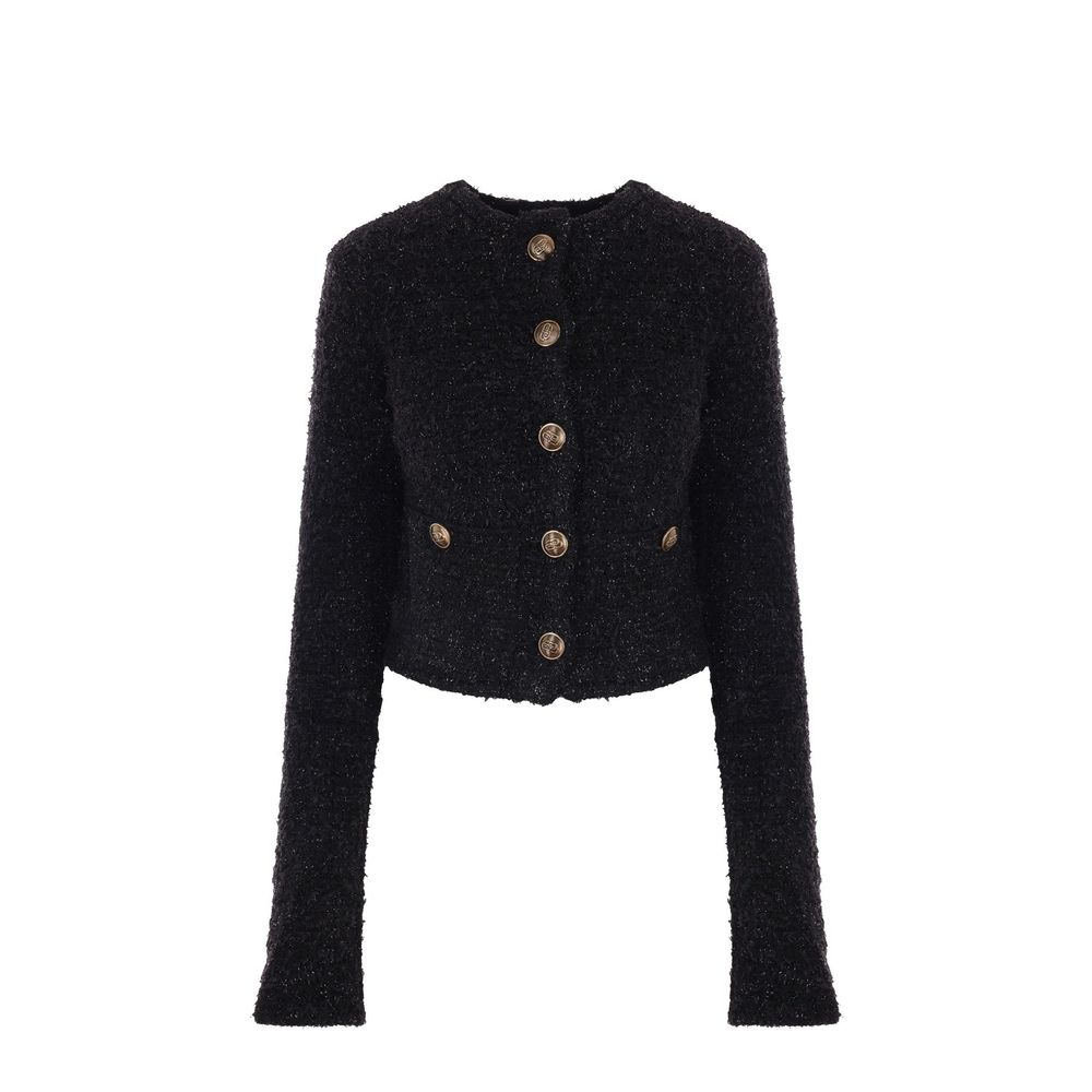 Balenciaga Black Cotton Women's Cardigan