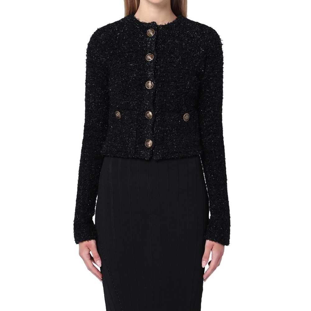 Balenciaga Black Cotton Women's Cardigan